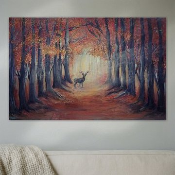 lonely dear in the woods...