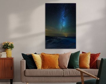 Milky Way over a Dutch beach by Anton de Zeeuw