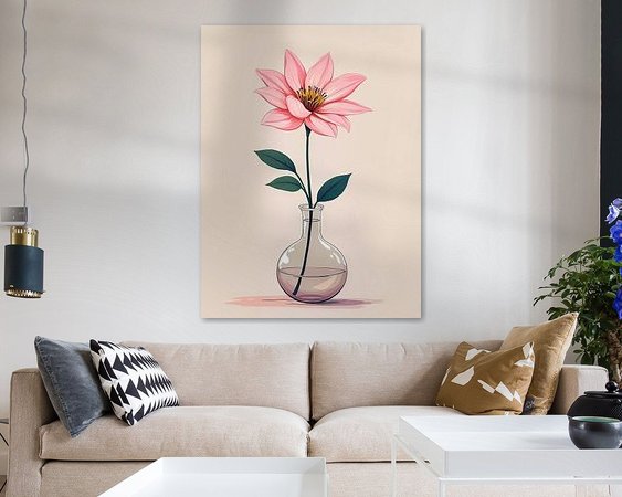 Example of the artwork in a room