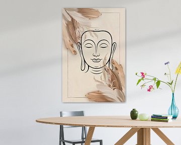 Serene Buddha with natural details by Art & Soul Creations