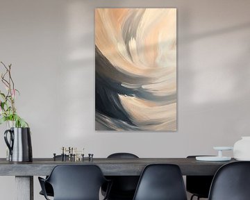 Art abstrait aux couleurs douces sur Art & Soul Creations