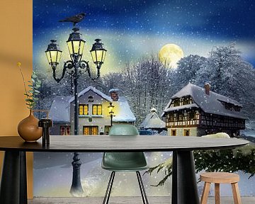 Winterzeit mit Oldtimer von Monika Jüngling