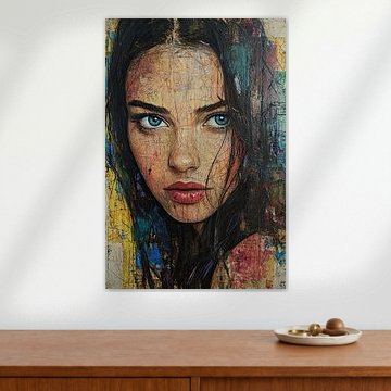 Mädchen mit blauen Augen