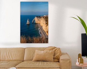 Etretat, Falaise d'Aval by Mario Visser