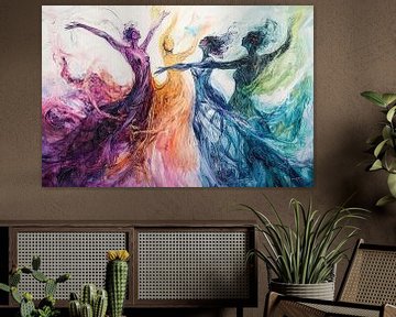 Dansende figuren van Peter Balan
