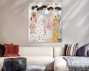 Five Women in Pastel by Bianca ter Riet