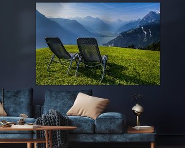 "Zusammen" genießen von den Blick über den Vierwaldstättersee, Schweiz. von Kaj Hendriks