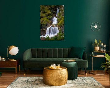 Kuhfluchtwasserfall in de herfst van Martin Wasilewski