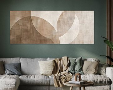 Scandinavisch abstract natuurlijk linnen van Modern Collection