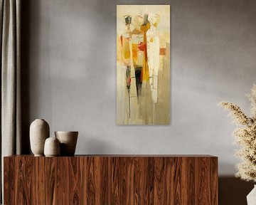 Abstract Schilderij van Kunst Kriebels