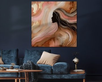 Silhouet lines van FoXo Art