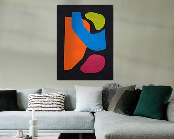 Organic abstract art - colors tones by Online Arts