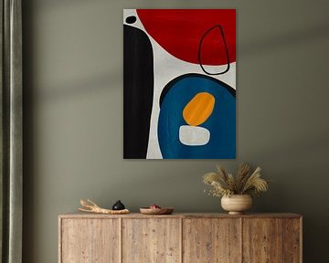Organische abstracte kunst - kleurentonen