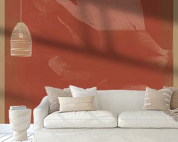 Rosa Terra und beige organische Formen. von Dina Dankers