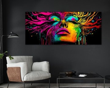 Flowing dreams of light by Klaus Tesching - Art-AI