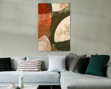Abstrakte Formen mit warmen Tönen von Imperial Art House