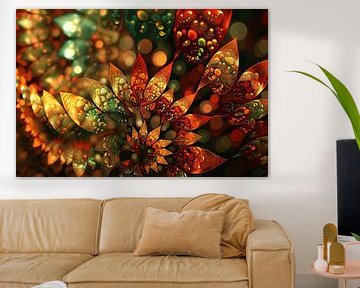 Abstracte Bloemen Compositie