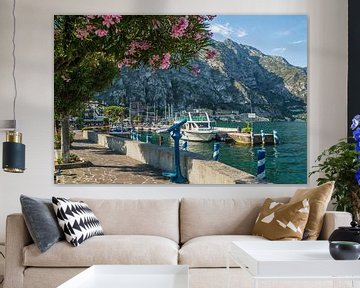 LAKE GARDA Harbour & Riverside in Limone sul Garda by Melanie Viola