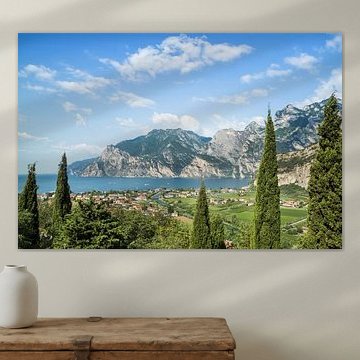GARDASEE Panoramablick  von Melanie Viola