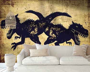 Example of the artwork in a room