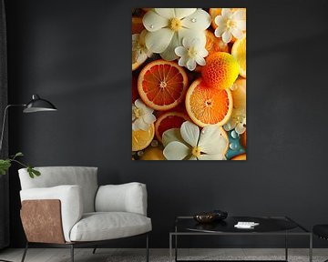 Vegetariërs gezondheid fruit en bloem