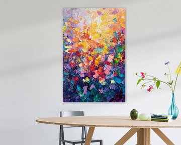 Bunte abstrakte Farbstrukturen von Imperial Art House