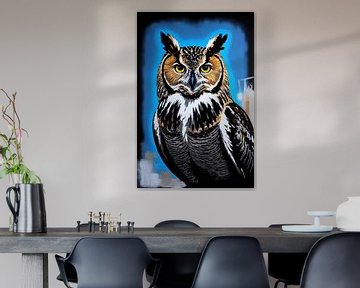 Moderne uilenkunst voor interieurs van Imperial Art House