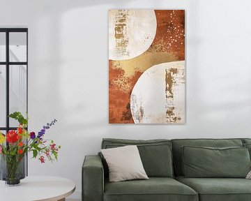 Abstract geometrisch ontwerp met textuur van Imperial Art House