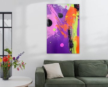 Colourful abstract modern artwork by Imperial Art House