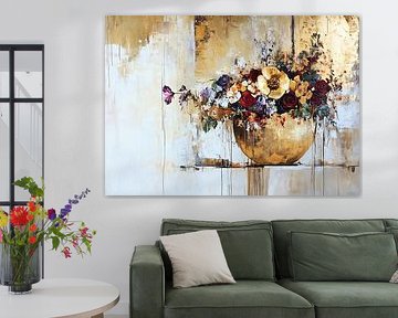 Golden Blossom Rain van Zen en Meer