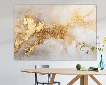 Goudblad op neutrale achtergrond van Imperial Art House