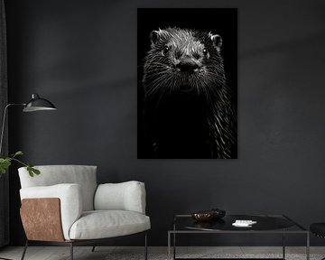 Loutre sur Poster Art Shop