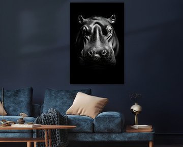 Nijlpaard van Poster Art Shop