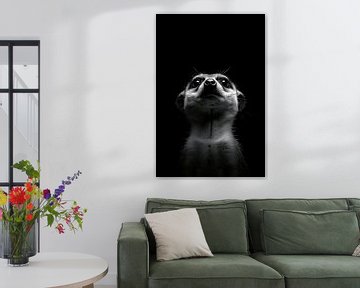 Stokstaartje van Poster Art Shop
