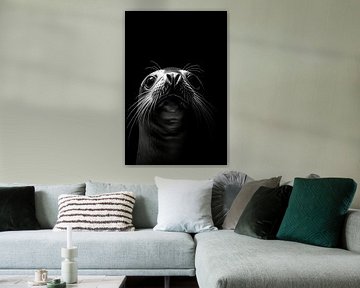 Gewone zeehond van Poster Art Shop