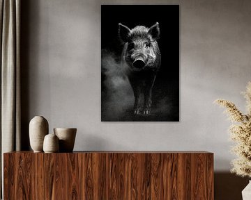 Wildschwein von Poster Art Shop