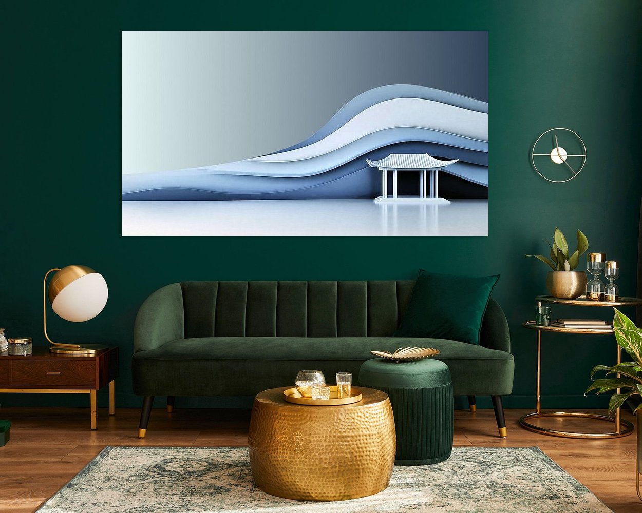 Example of the artwork in a room