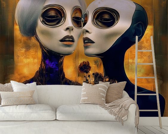 Example of the artwork in a room