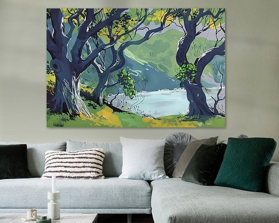 Example of the artwork in a room