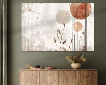 Minimalistisch planten en cirkels ontwerp van Imperial Art House