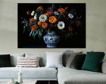 Classic flower arrangement in vase by Imperial Art House