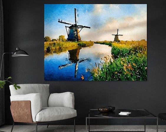 Example of the artwork in a room