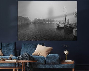 Nebliges Amsterdam von Peter Bartelings