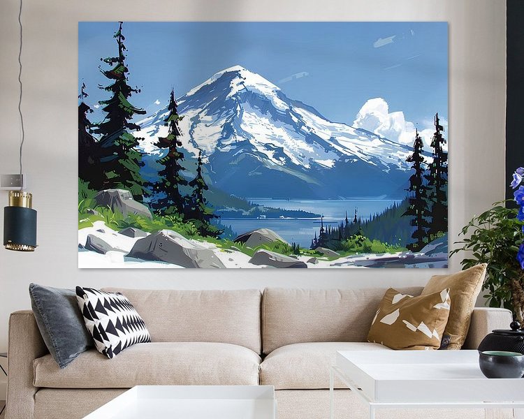 Example of the artwork in a room