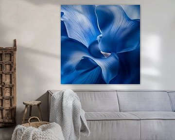 blauw blad van CanvasbyCaro