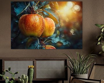 Stilleven met appels van Van Gogh van Art & Soul Creations