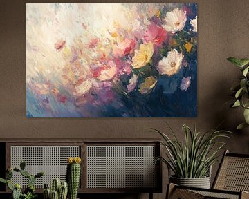 Zachte impressionistische bloemenexplosie van Imperial Art House