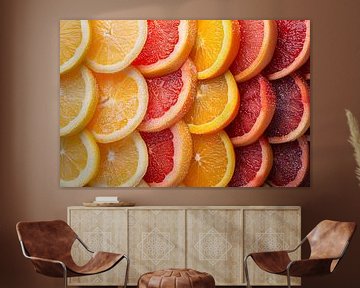 Citrusvruchtenstilleven van Art & Soul Creations