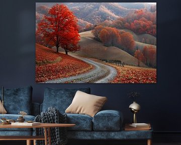 Impressionistisch Landschap met Bomen