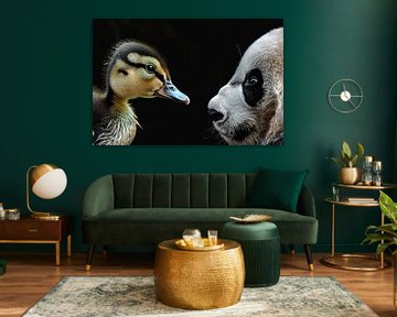 Panda en Eend Tête-à-Tête